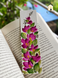 Handpainted Bookmark - Bougainvillea